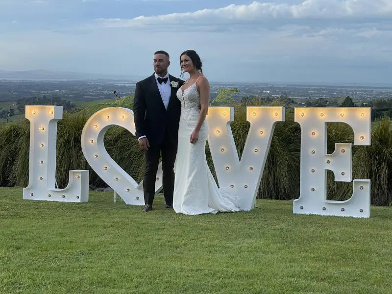 marquee-letter-eagle-ridge-wedding Groove DJs - Home